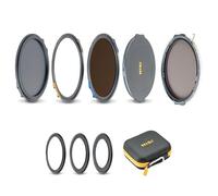 NiSi JetMag Pro 1-9 Stops VND - Kit di filtri magnetici con True Color 1-5 mascherine variabili, FS ND16 (1,2), filtro Black Mist 1/8 e magnete 82/86/95 mm