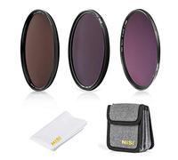 NiSi Kit Filtri ND Circolari 77mm, con ND8 (3 Stop), ND64+CPL (6 Stop), ND1000 (10 Stop), Accessori e Custodia
