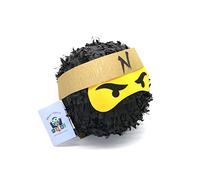 Nislai® Ninja Piñata | pentolaccia Compleanno Ninja Bambini | Ottimo per la Festa dei Ninja | Regalo di Compleanno | Pinata di Compleanno | Colore da Scegliere: Verde, Nero, Blu, Rosso (Nero)