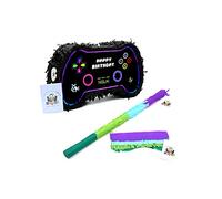 Nislai® pentolaccia Controllo Videogiochi piñata | Ideale Come Pinata di Compleanno per Bambini | Matrimoni | piñata | compreso Bastone e Maschera | Dimensioni ca. 43x33x10 cm