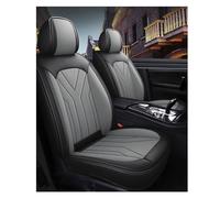 NISMIA Coprisedili Auto Pelle, per Ford KA+ 2015 2016 2017 2018 2019 2020 2021 2022, Set completo Copri-sedile Impermeabile Coprisedile Anteriori Posteriori Copri Sedili 5-Posti(A(Black Grey))