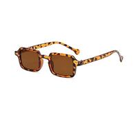 Nisone Occhiali da sole vintage rettangolari ovali quadrati per uomo e donna Candy Shades con protezione UV400
