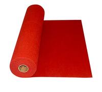 Nisorpa Tappeto rosso passatoia 10 m, spessore 5,5 mm, tappeto rosso, antiscivolo, VIP, corridoio, per eventi, matrimoni, feste, scale, 1 pezzo