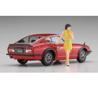 Hasegawa SP539 Nissan Fairlady 240ZG + Girl's CAR SCALE 1/24 Plastic Kit NEW