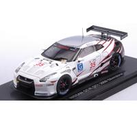 1:43 Ebbro Nissan GT-R GT1 2009 Silverstone Bianco #35 M. Krumm (D) . Turner