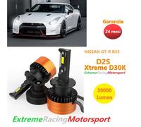 NISSAN GT-R R35 07- KIT CONVERSIONE LED 7535 CPS ULTRAWHITE D2S 110W 30KLM CANB