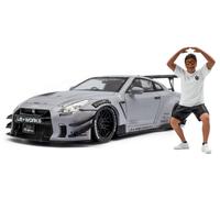 Nissan GT-R (R35) W/ Liberty Walk Body kit 2.0 2024 KATO 1/18 - S1805821 SOLIDO