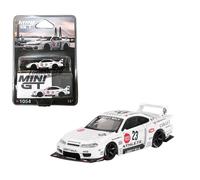 NISSAN Silvia (S15) - #23 LB Works - white - MiJo - Mini GT 1:64