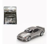 NISSAN Skyline GT-R (R32) Veilside Combat C-I - grey - MiJo - Mini GT 1:64