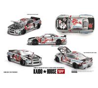 Nissan Skyline GT-R (R34) Kaido Star Racing V1 Mini GT 1:64