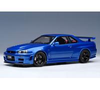Nissan Skyline GT-R R34 Z-Tune 2005 Bayside Blu Modellino 1:18 Autoart