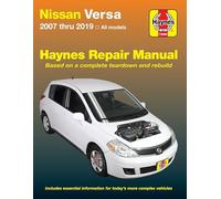 Nissan Versa 2007 Thru 2019 Haynes Repair Manual: 2007 Thru 2019, All Models