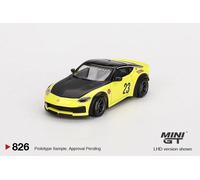 Nissan Z LB Nation Works Ikazuchi Giallo LHD 1:64 Scala Mini GT 00826L