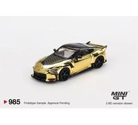 Nissan Z Veilside FFZ400 Oro Cromo RHD In Scala 1:64 Mini GT 00985R