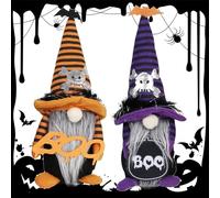 Nisse - Decorazione di peluche con gnomi di Halloween, bambola svedese senza volto, fatta a mano, bambola da collezione realizzata a mano, bambola svedese Tomte di peluche per la casa, tavolo di F
