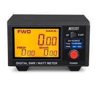 Nissei DG-503 MAX Meditore Digitale di ROE e Potenza 1.6-525 MHz, Wattmetro per Radioamatori, Supporta modi DMR (TDMA), SSB PeP, AM, CW e FM, Display LCD da 3.5 Pollici