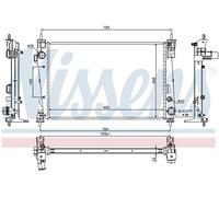 Radiatore Raffreddamento Motore Auto Nissens per Alfa Romeo Giulietta 940_940