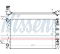 NISSENS 60237A Radiatore, Raffreddamento motore per AUDI