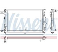NISSENS 60308A Radiatore motore