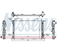 NISSENS 60318 Radiatore motore