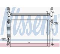 Radiatore, raffreddamento motore NISSENS 60328