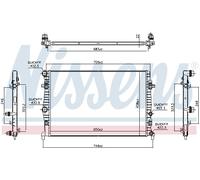 NISSENS 606218 Radiatore motore
