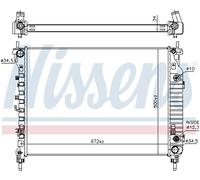 NISSENS 606256 Radiatore, Raffreddamento motore per CHEVROLET,OPEL,VAUXHALL