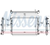 NISSENS 606267 Radiatore motore