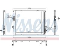 Raffreddatore a bassa temperatura, raffreddatore dell'aria di sovralimentazione NISSENS 606397