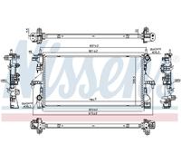 Nissens Radiatore L=780 H =3 95 B =3 2 + Clima 1382427080