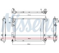 NISSENS 606735 Radiatore motore