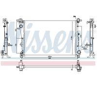 Radiatore NISSENS 606810