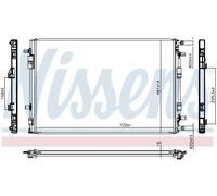 NISSENS 607310 Radiatore motore