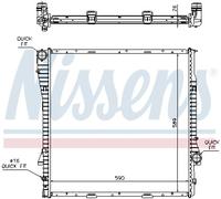 Radiatore Alette di raffreddamento montate meccanicamente 60788A NISSENS per BMW