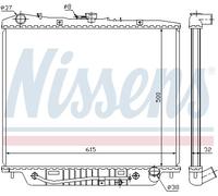 NISSENS 60852 Radiatore motore