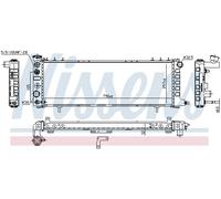 Nissens 609881 - Radiatore, Raffreddamento Motore