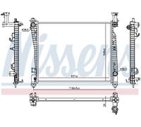 NISSENS 61033 Radiatore motore