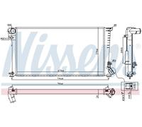 NISSENS 61326A Radiatore, Raffreddamento motore per CITROËN,PEUGEOT