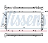 NISSENS 61390A Radiatore, Raffreddamento motore per CITROËN,FIAT,PEUGEOT