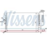 NISSENS 61399A Radiatore, Raffreddamento motore per CITROËN,PEUGEOT
