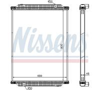 NISSENS 61448 Radiatore, Raffreddamento motore per BOVA,SOLARIS