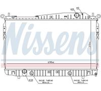 NISSENS 61629 Radiatore motore