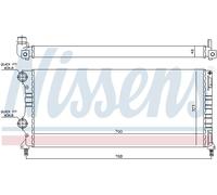 NISSENS 61765 Radiatore, Raffreddamento motore per FIAT