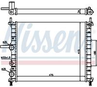 Radiatore, raffreddamento motore NISSENS 61786