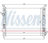 NISSENS 617862 Radiatore, Raffreddamento motore per FIAT