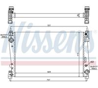 NISSENS 61916 Radiatore, Raffreddamento motore per ABARTH,ALFA ROMEO,CHRYSLER,FI