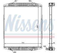 NISSENS 619730 Radiatore, Raffreddamento motore per IVECO