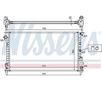 NISSENS 62015A Radiatore, Raffreddamento motore per FORD