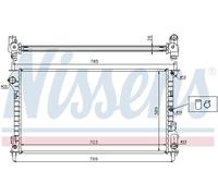 NISSENS 62015A Radiatore motore
