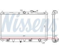 NISSENS 622831 Radiatore, Raffreddamento motore per HONDA,ROVER